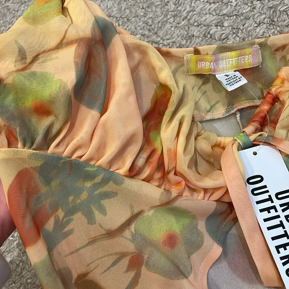 NWT Urban Outfitters Sheer Babydoll Dress - Picture 3 of 5